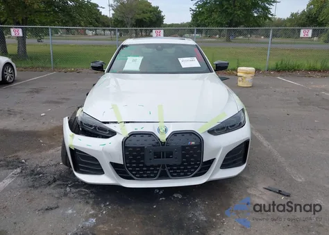 2024 BMW I4 M50 from USA, damaged, VIN WBY33AW02RFS40631